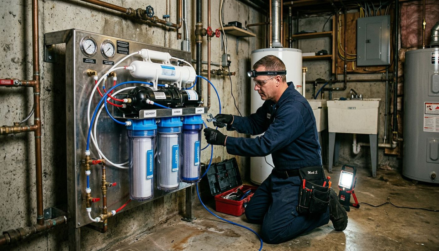 Installation d'un système d'osmose inverse : ce que vous devez savoir